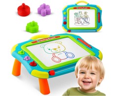 Ricokids piešimo lenta + stalas - mėlyna