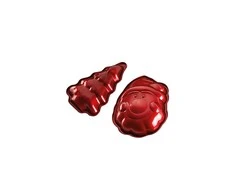 Rinkinys 2 ŚWIĄTECZNYCH FOREMEK DO PIECZENIA CIASTEK BERLINGER HAUS Burgundy BH-6947