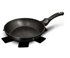 24 cm BERLINGER HAUS Juodas SIDABARAS GRANITE PAN BH-1844