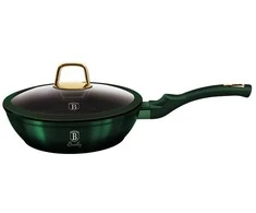 24 cm GRANITINĖ KEDA SU DANGIU BERLINGER HAUS METALLIC LINE EMERALD BH-6049