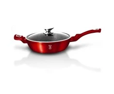 Akmens masės keptuvė BerlingerHaus BH-1260, Ø28cm, raudona