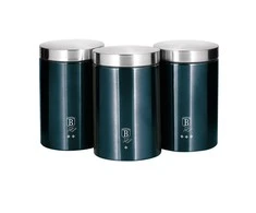 3 VIRTUVĖS RINKINYS BERLINGER HAUS AQUAMARINE METALLIC LINE BH-6271