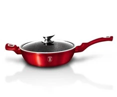 32 cm GRANITINĖ SKELĖ BERLINGER HAUS BURGUNDY METALLIC LINE Raudonas BH-1261-N
