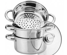 King Hoff Rinkinys Kinghoff 4 dalių garintuvų komplektas, skersmuo 22 cm, 4 litrai