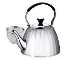 Czajniczek, Arbatinukas su sieteliu, plienas, sidabras, 1,1 l, Klausberg
