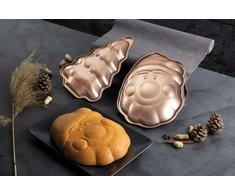 Rinkinys 2 ŚWIĄTECZNYCH FOREMEK DO PIECZENIA CIASTEK BERLINGER HAUS ROSE GOLD BH-6948