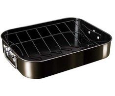 BRYTFANNA DO PIECZENIA Z RUSZTEM 41.5X32CM BERLINGER HAUS SHINY Juodas BH-7849