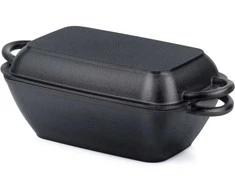 Vilde Ketaus puodas 3.5L ir dangtis «Grilis» keptuvė 1.5L | mod. 279010