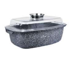 Zilner DIDELIS MARMURINIS KERAMINIS skrudinimo puodas HEAVY POT NElipnus aromatas