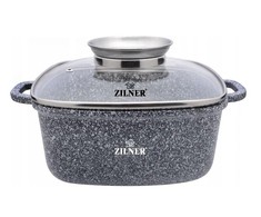 Edel HOFF Aliumininė keptuvė Zilner Keptuvė Žąsies puodas kepimui 2,8 l
