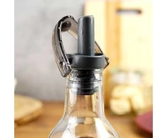 Vilde Stiklinis butelis aliejui ir actui 250 ml su dozatoriumi