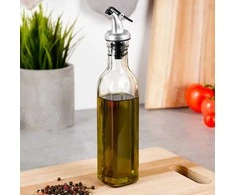 Stiklinis aliejaus ir acto butelis Vilde su dozatoriumi, 250 ml