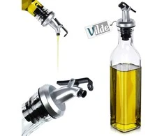 Stiklinis aliejaus ir acto butelis Vilde su dozatoriumi, 250 ml