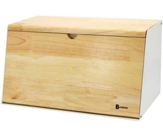 Dvipusė bambukinė plieninė duoninė, pasvirusi, balta BRUNBESTE BB-4259