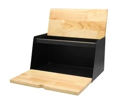 Dvipusė bambukinė plieninė duoninė, įstriža, juoda BRUNBESTE BB-4258