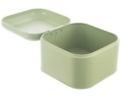 Vilde Orion metalinis duonos dėžė GREENISH 20x20x17 cm