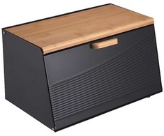 Dvipusė plieninė-medinė duonos dėžutė BRUNBESTE BB-2749