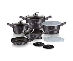 Puodų rinkinys 13 dalių BERLINGER HAUS BH/6886 Metallic Line Carbon Pro Edition