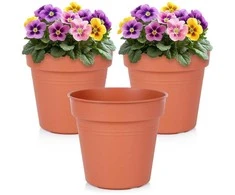 ProGarden Gėlių vazonai 17 cm, Ekologiški, 3 vnt.
