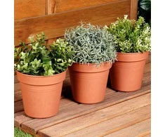 Ibergarden ProGarden Plastikinių Vazonų Rinkinys 3 vnt. 15 cm