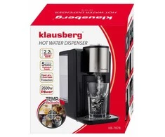 Dozownik Karšto vandens dozatorius, temperatūros reguliavimas 45–100 °C, juodos ir sidabrinės spalvos, 2,2 l, Klausberg, kb-7878