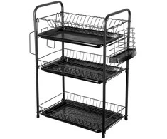 Džiovintuvas DO NACZYŃ 3-POZIOMOWA OCIEKACZ 48 X 24 X 52 CM BRUNBESTE BB-3413