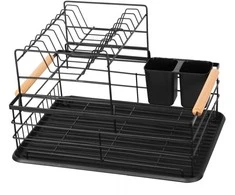 Džiovintuvas DO NACZYŃ DWUPOZIOMOWA OCIEKACZ 41 X 30 X 27.5 CM BRUNBESTE BB-2334