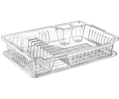 Orion Indų džiovyklė 40x29x8,5 cm, plastikinė su nuimamu padėkliuku