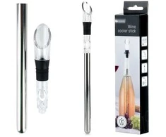 Secret De Gourmet Vynui skirtas butelių dozatorius su aušinimo įdėklu 32 cm
