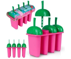 Excellent Houseware Ledų formelės 4 vnt. su stovu