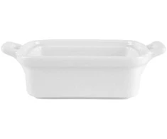 Eh Excellent Houseware Ramekins porcelianinė balta 160 ml 3 vnt.