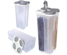 Eh Excellent Houseware Kokybės containeris su dozatoriumi 3 l