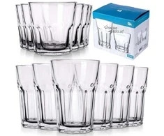 Excellent Houseware Stiklinės gėrimams 230 / 330 ml, 12 vnt.