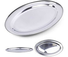 Eh Excellent Houseware Plieninis serviravimo padėklas ovalus 44x29 cm