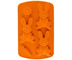Orion Silikoninė forma sausainiams ir šokolade, ruda kiškio forma, 21x13x2cm