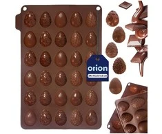 Orion Silikono kepimo forma - Velykų kiaušiniai - 30 kokteilių / sausainių