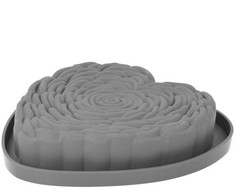 Silikoninė kepimo forma tortams, keksiukams, tortams, širdies formos tortams BRUNBESTE BB-3605