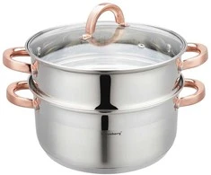 Klausberg Puodas Garinimo puodas 3 guobų, 24 cm, 5,0 l kb-7734