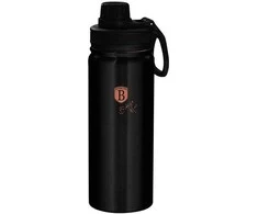 SPORTOWA Buteliukas TERMICZNA 540ML BERLINGER HAUS Juodas ROSE BH-7758