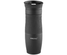 Kubek Puodelis „Kinghoff“ termo puodelis, juodas, 500 ml