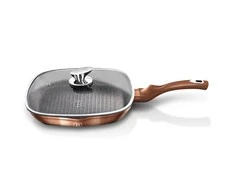 GRANITINĖ GRILĖLĖ 28 cm BERLINGER HAUS METALLIC LINE ROSE GOLD BH-1610-N