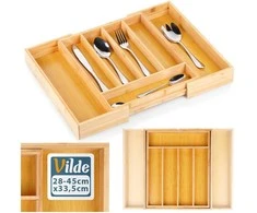 Bambukinis įrankių dėklas Vilde 28-45x33,5 cm