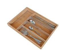 King Hoff Kasetė Stalčiaus įdėklas, bambukas 35,5x26,5 cm kinghoff