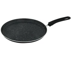 King Hoff Keptuvė Blynų kepimo forma, 22 cm skersmens, aliuminio, juodo marmuro, „Kinghoff“
