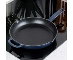 Orion Ketaus keptuvė 26 cm, emaliuota, mėlyna