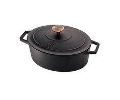 Berlinger Haus Emaliuotas ketaus puodas / troškintuvas BerlingerHaus 5,56L | 30x22x12cm (ovalinis) | Strong Mold BH/6518