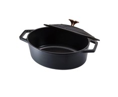 Berlinger Haus Emaliuotas ketaus puodas / troškintuvas BerlingerHaus 5,56L | 30x22x12cm (ovalinis) | Strong Mold BH/6518
