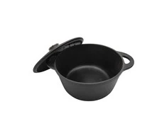 King Hoff Puodas Puodas su dangčiu, ketaus, 22 cm skersmens, 2,4 l, „Kinghoff“