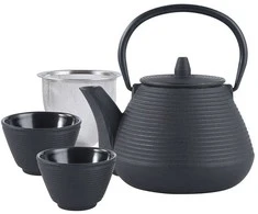 King Hoff Żeliwny Ketaus arbatinukas su filtru ir puodeliais, 1 l, „Kinghoff“