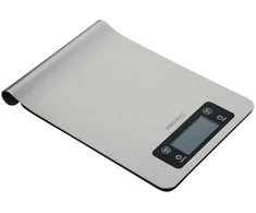 Virtuvinės svarstyklės Waga Svarstyklės Virtuvės svarstyklės, sidabro spalvos, 5kg, „Kinghoff“